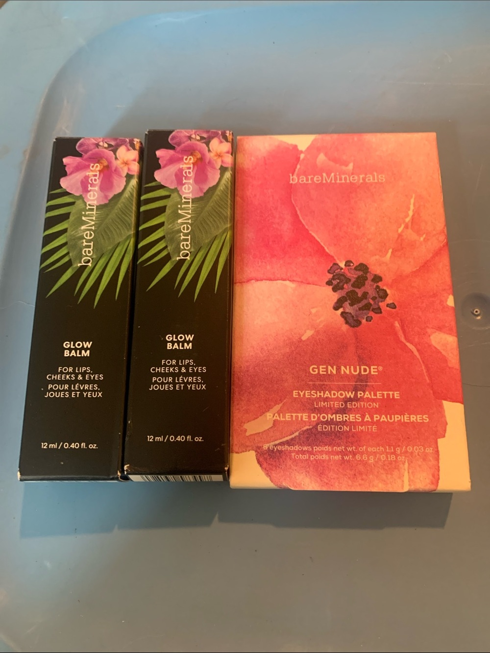 bareMinerals Glow Balm Duo & Gen Nude Palette - Pink
